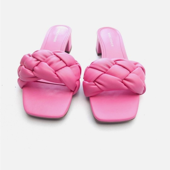 Marc Fisher Shoes - NWT Marc Fisher Women’s Pink Braided Sandals